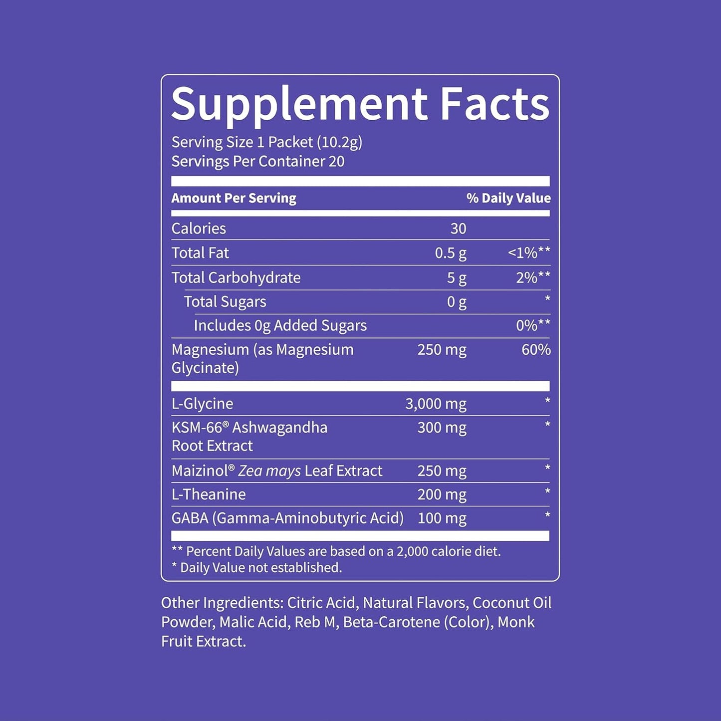 Nello Supersleep, Nighttime Sleep Support Drink Mix, Ashwagandha, Maizinol, L-Glycine, Magnesium Glycinate, Peach Dream (Pack of 20)