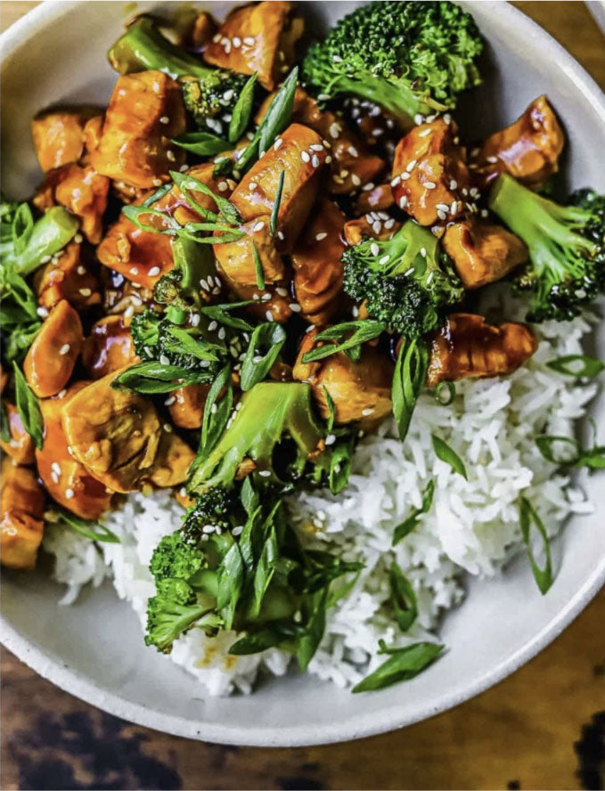 Teriyaki Chicken with Jasmine Rice & Broccoli