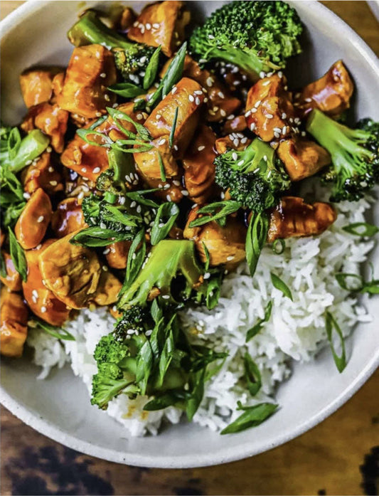 Teriyaki Chicken with Jasmine Rice & Broccoli