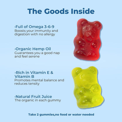 Hemp Gummies Advanced Extra Strength- High Potency Natural Hemp Oil Extract Gummy, Great for Peace & Relaxation,Naturals Fruit Flavors - Made in USA
