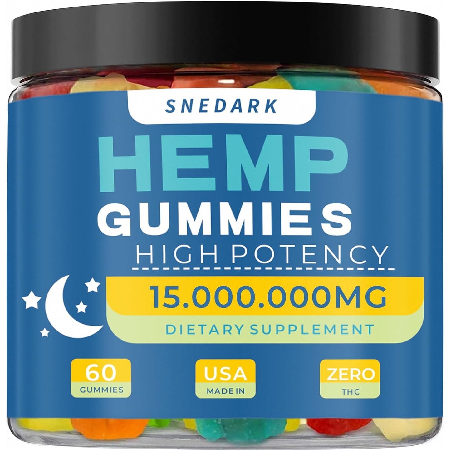 Hemp Gummies Advanced Extra Strength- High Potency Natural Hemp Oil Extract Gummy, Great for Peace & Relaxation,Naturals Fruit Flavors - Made in USA
