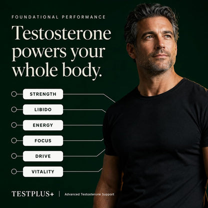 Testosterone Booster for Men, 1,450mg 8-in-1, 700mg Tongkat Ali 200:1, 60ct | Energy, Strength, Focus & Male Vitality Support: Fadogia Agrestis, Turkesterone, Ashwagandha, Tribulus & Maca Root