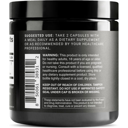 Toniiq Super Strength Horny Goat Weed for Men & Women | Epimedium sagittatum—40% Icariins—60:1 Concentrated Extract—Third-Party Tested—Premium Horny Goat Weed for Men—60 Caps