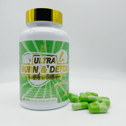 Pre-Order! OEM Ultra Burn & Detox Capsules, Thermogenic Fat Burner for Flat Tummy & Appetite Control, Weight Management Supplement