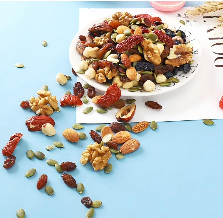 Pre-Order! Daily Mixed Nuts & Almonds Snacks 20g Per Bag Children's Nutritious Dried Fruits New Year's Gift Ready Eat