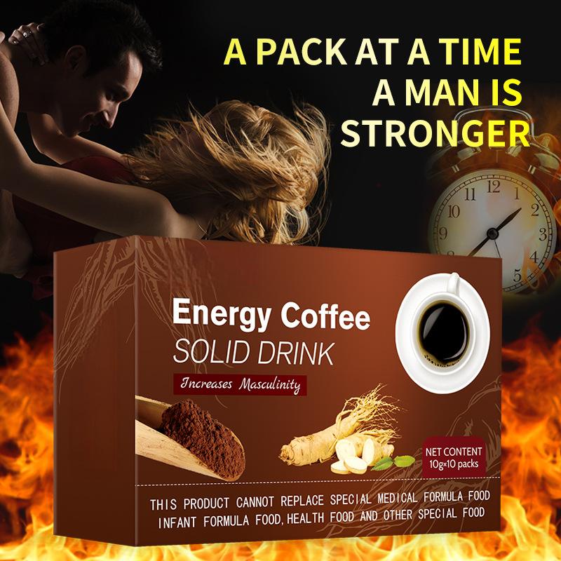 Pre-Order! Premium Ginseng Coffee Instant Energy Boost 100% Natural Fatigue Relief Focus Enhancer Bulk Sachets OEM