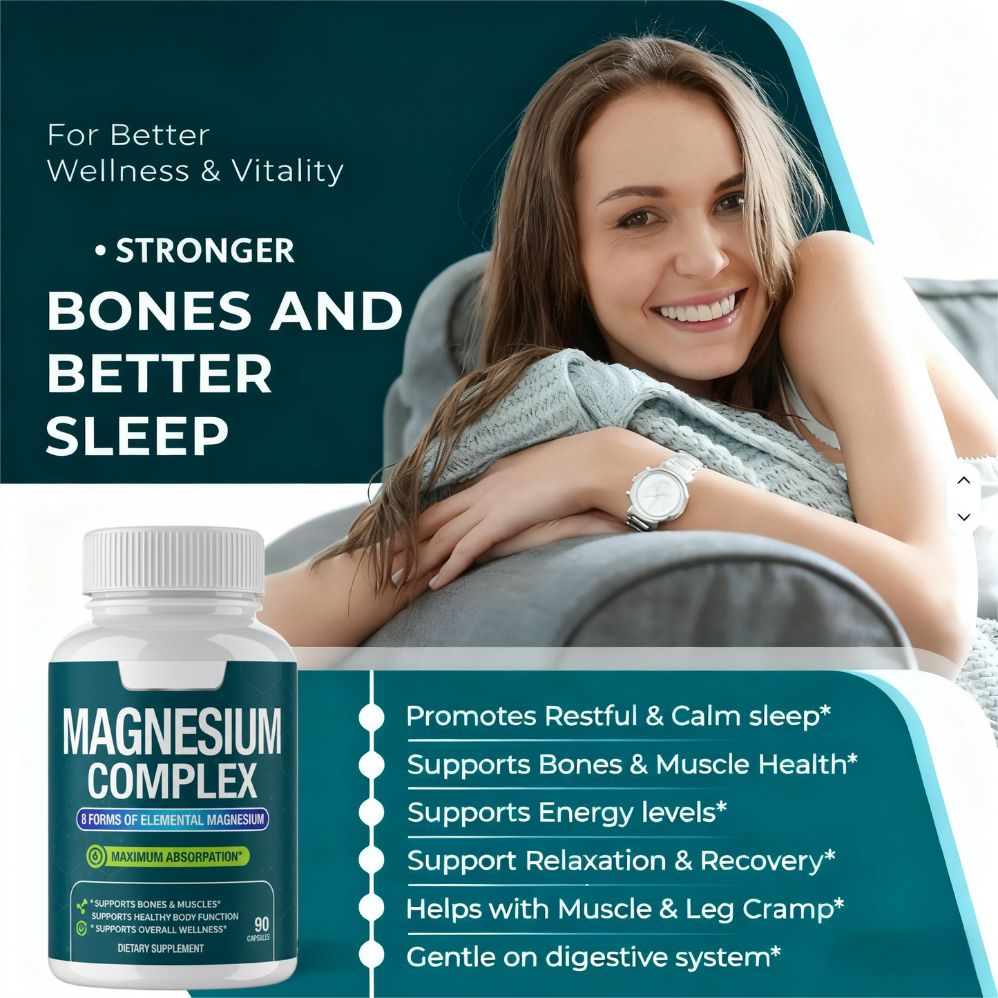 Pre-Order! Magnesium Glycinate Capsules Complex - Natural Minerals for Daily Support
