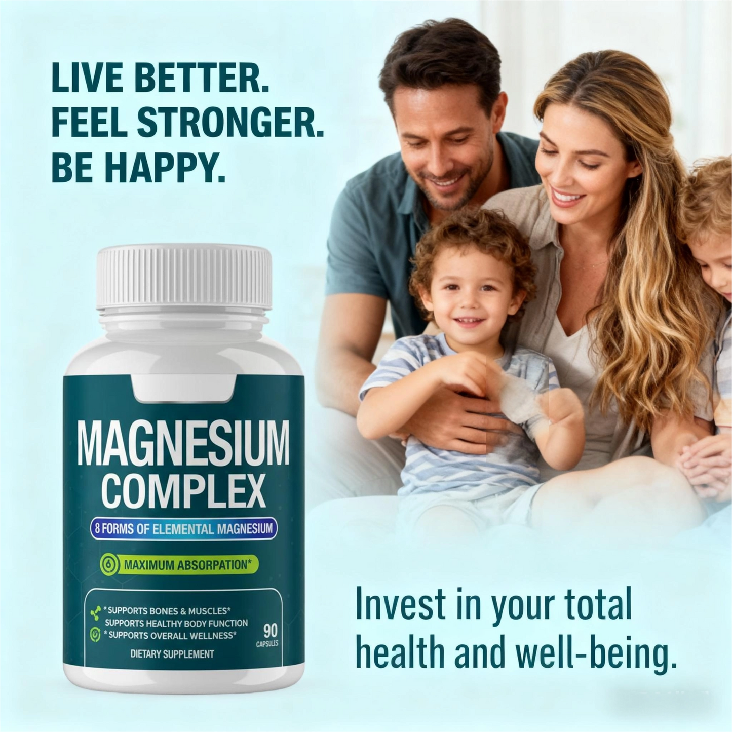 Pre-Order! Magnesium Glycinate Capsules Complex - Natural Minerals for Daily Support