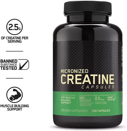 Pre-Order! OEM Nutrition Micronized Creatine Monohydrate Capsules Support Muscle Building Supplements Capsule