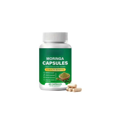 Pre-Order! Moringa Intestinal Support Capsules Improved Bone Density Gentle Formula for Intestinal Balance Body Care 60 Capsules