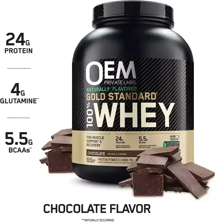 Pre-Order! Whey Protein Powder Sports Nutrition Chocolate Flavor Adult Use Bovine Supplements
