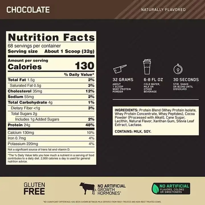Pre-Order! Whey Protein Powder Sports Nutrition Chocolate Flavor Adult Use Bovine Supplements