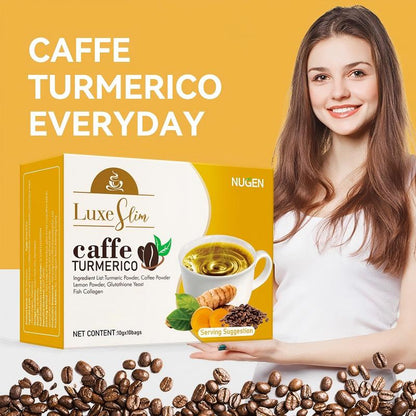 Pre-Order! Luxe Slim Turmeric Coffee Mix - Natural Wellness Beverage Powder